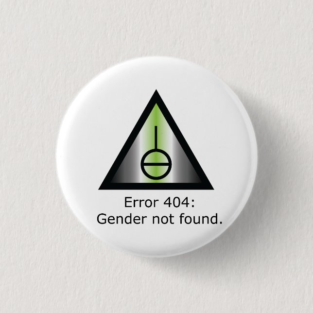 Badge Rond 2,50 Cm Genre 404 (Devant)