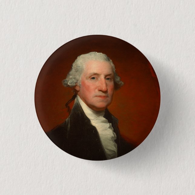 Badge Rond 2,50 Cm George Washington Portrait (Devant)