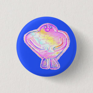 Badge Rond 2,50 Cm Glick the Golem