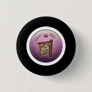 Badge Rond 2,50 Cm Glitch : homesteader