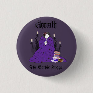 Badge Rond 2,50 Cm Gloomth - Le bouton gothique Hygge