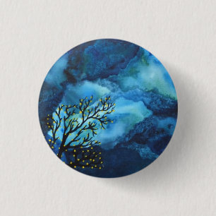 Badge Rond 2,50 Cm Glowing in the dark