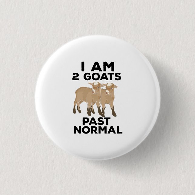Badge Rond 2,50 Cm Goats (Devant)