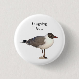 Badge Rond 2,50 Cm Goéland riant