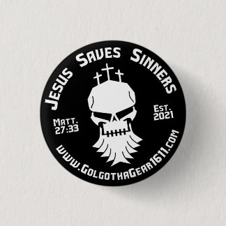 Badge Rond 2,50 Cm GolgothaGear1611 Logo