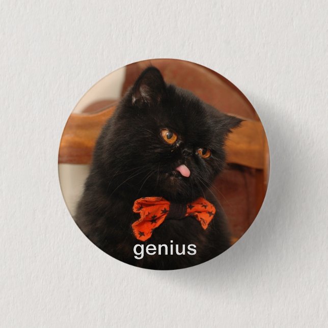 Badge Rond 2,50 Cm Goupille de bouton de génie (Devant)