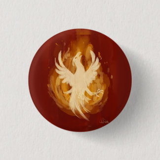 Badge Rond 2,50 Cm Goupille de bouton de Phoenix