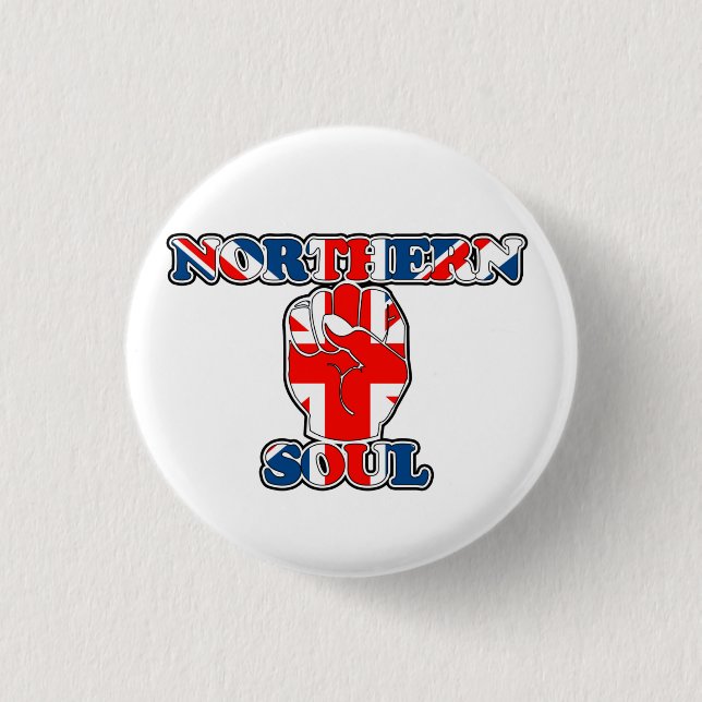 Badge Rond 2,50 Cm Goupille du nord d'âme (Devant)