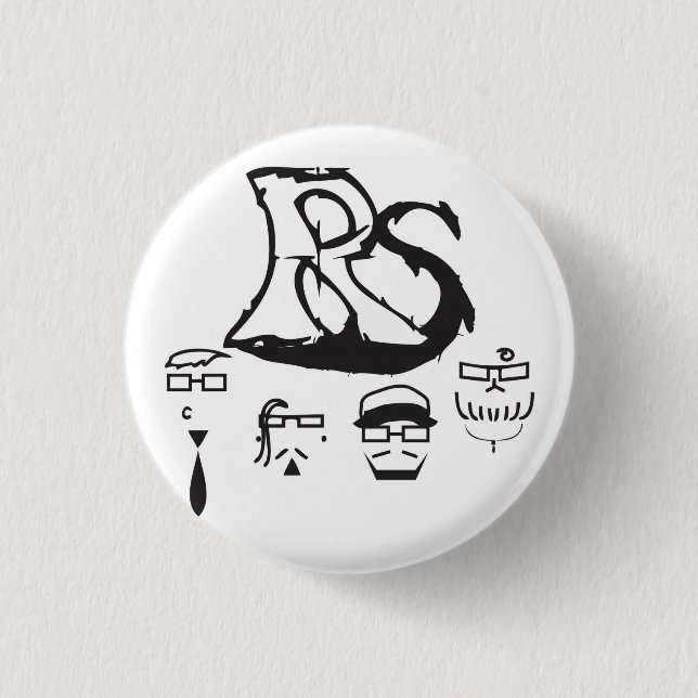 Badge Rond 2,50 Cm goupille imprudente de fripouilles (Devant)