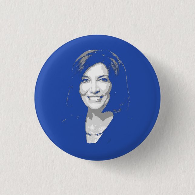 Badge Rond 2,50 Cm Gouverneur Kathy Hochul (Devant)