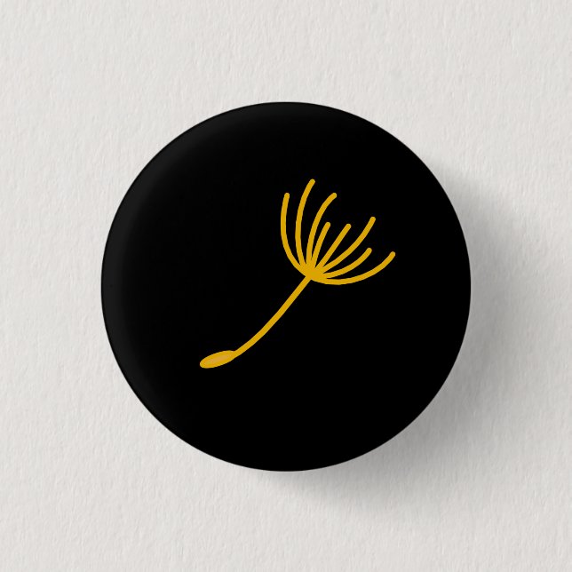 Badge Rond 2,50 Cm Graine de pissenlit (Devant)