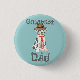 Badge Rond 2,50 Cm Grand Dane papa