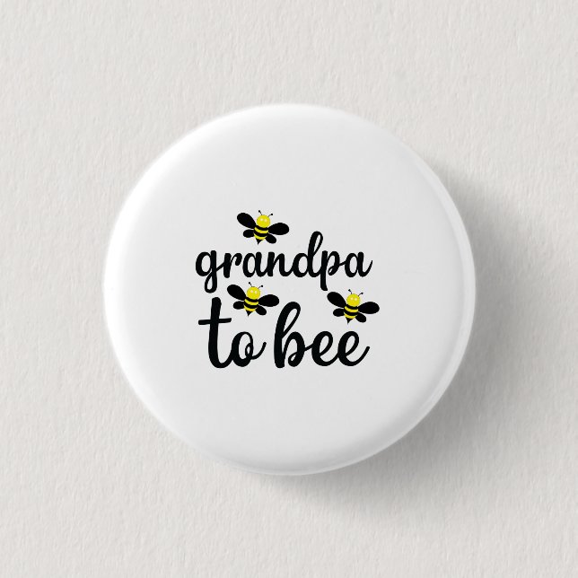 Badge Rond 2,50 Cm Grand-Père À Être (Devant)