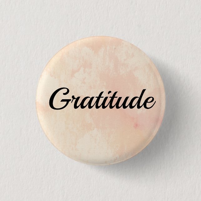 Badge Rond 2,50 Cm Gratitude (Devant)