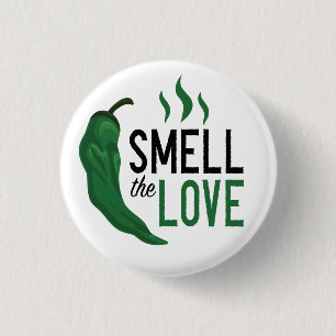 Badge Rond 2,50 Cm Green Chili Smell the Love