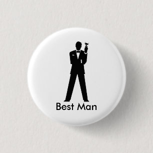 Badge Rond 2,50 Cm Grillage du monsieur