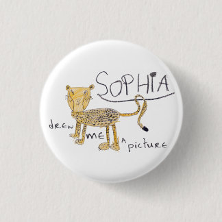 Badge Rond 2,50 Cm Guépard