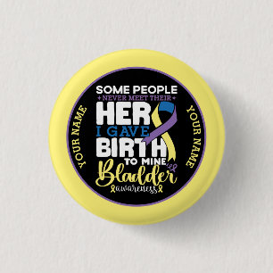 Badge Rond 2,50 Cm Guerrier de la vessie Certaines personnes ne renco