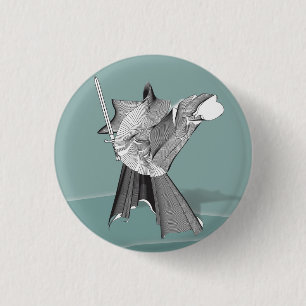 Badge Rond 2,50 Cm Guerrier numérique