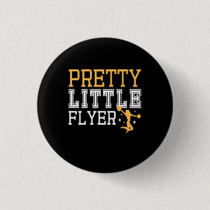 Badge Rond 2,50 Cm Gymnastique Joli Petit Flyer