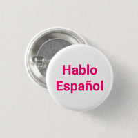 Hablo Español rose blanc Je parle espagnol