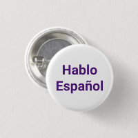 Hablo Español violet blanc Je parle espagnol