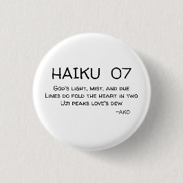 BADGE ROND 2,50 CM HAIKU 07