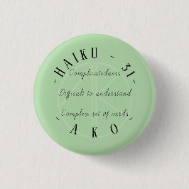 BADGE ROND 2,50 CM HAIKU 31