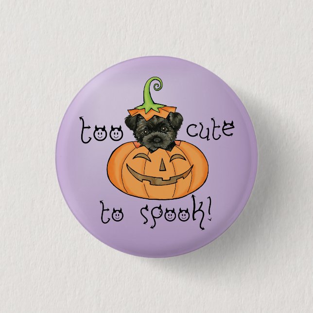 Badge Rond 2,50 Cm Halloween Affenpinscher (Devant)