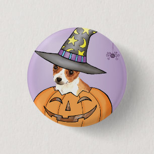 Badge Rond 2,50 Cm Halloween Chihuahua