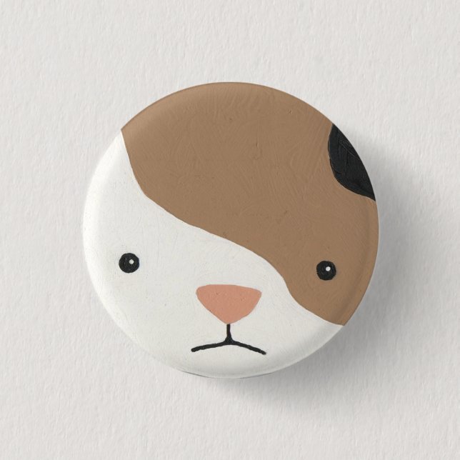 Badge Rond 2,50 Cm hamster 5 (Devant)