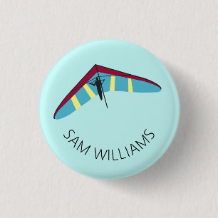 Badge Rond 2,50 Cm Hang Gliding