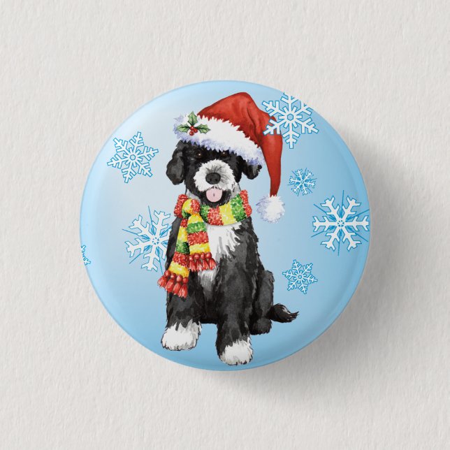 Badge Rond 2,50 Cm Happy Howlidays PWD (Devant)