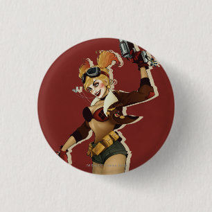 Badge Rond 2,50 Cm Harley Quinn Bombshells Pinup