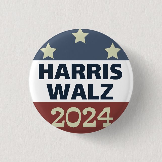 BADGE ROND 2,50 CM HARRIS WALZ (Devant)