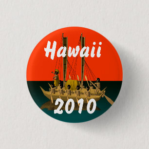 Badge Rond 2,50 Cm Hawaï 2010