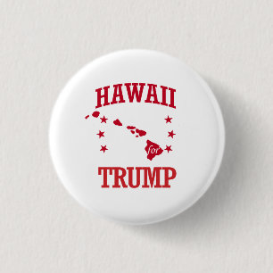 BADGE ROND 2,50 CM HAWAÏ POUR DONALD TRUMP