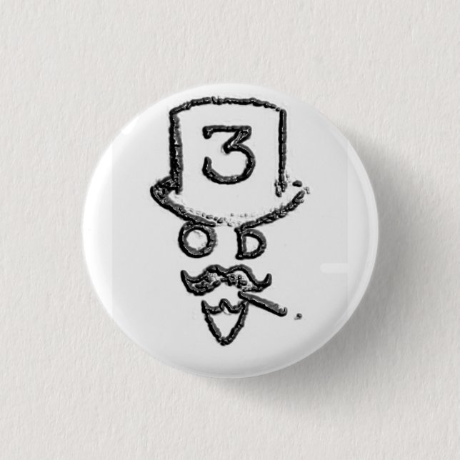 Badge Rond 2,50 Cm Hé au moins ce bouton est bon marché ! (Devant)