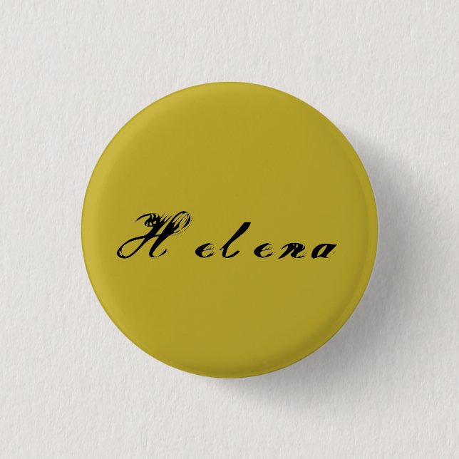 Badge Rond 2,50 Cm Helena d'émission de TV noire orpheline (Devant)