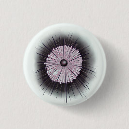 Badge Rond 2,50 Cm Heliozoa Microbe Microbiologie Art numérique