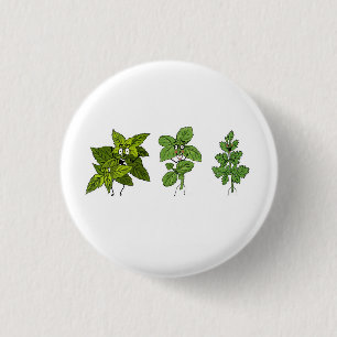 Badge Rond 2,50 Cm Herbes, thème herbes