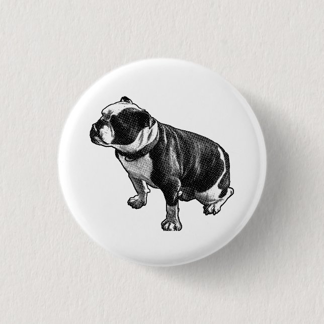 Badge Rond 2,50 Cm Here and Steady (Devant)