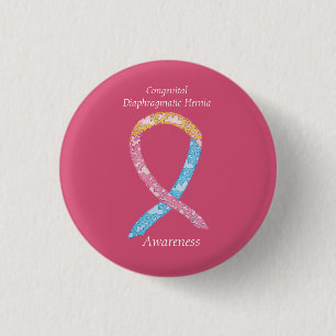 Badge Rond 2,50 Cm Hernie diaphragmatique congénitale Étanche de sens
