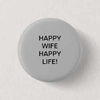 BADGE ROND 2,50 CM HEUREUSE FEMME JOUEUSE VIE !