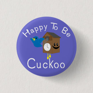 Badge Rond 2,50 Cm Heureux d'être coucou