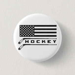 Badge Rond 2,50 Cm Hockey américain - Hockey