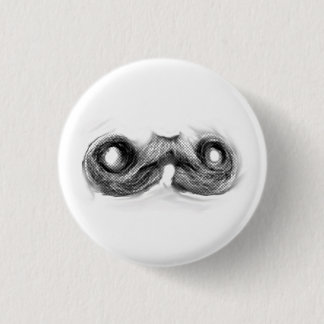 Badge Rond 2,50 Cm Homme de moustache
