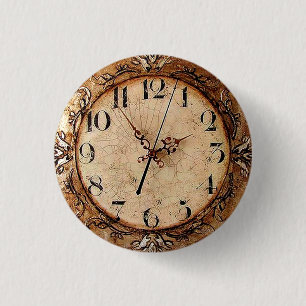 Badge Rond 2,50 Cm Horloge antique