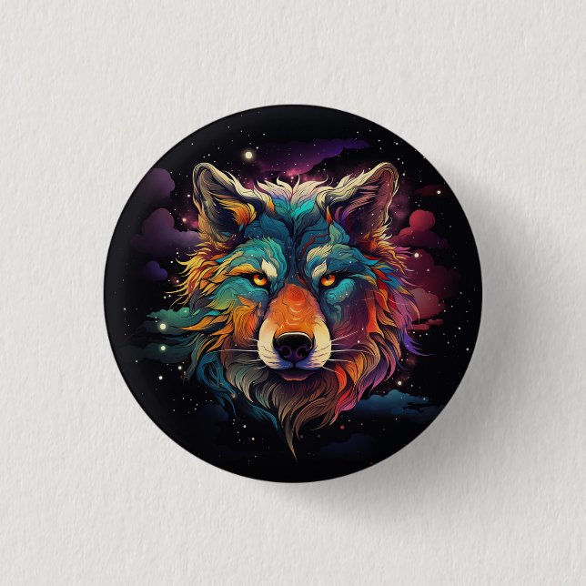 Badge Rond 2,50 Cm Howl cosmique (Devant)
