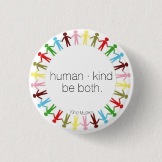 Badge Rond 2,50 Cm humain · aimable